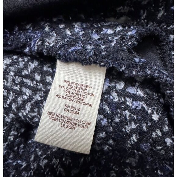 FREE PEOPLE Knit Luxury Designer Flared Casual Jacket Coat Womens Size 4 /Small - Picture 6 of 6